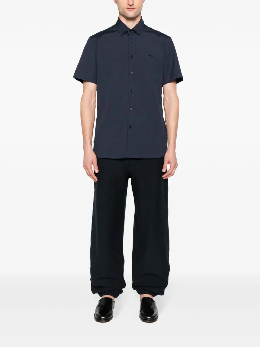 LOGO-PATCH COTTON TRACK TROUSERS - 2