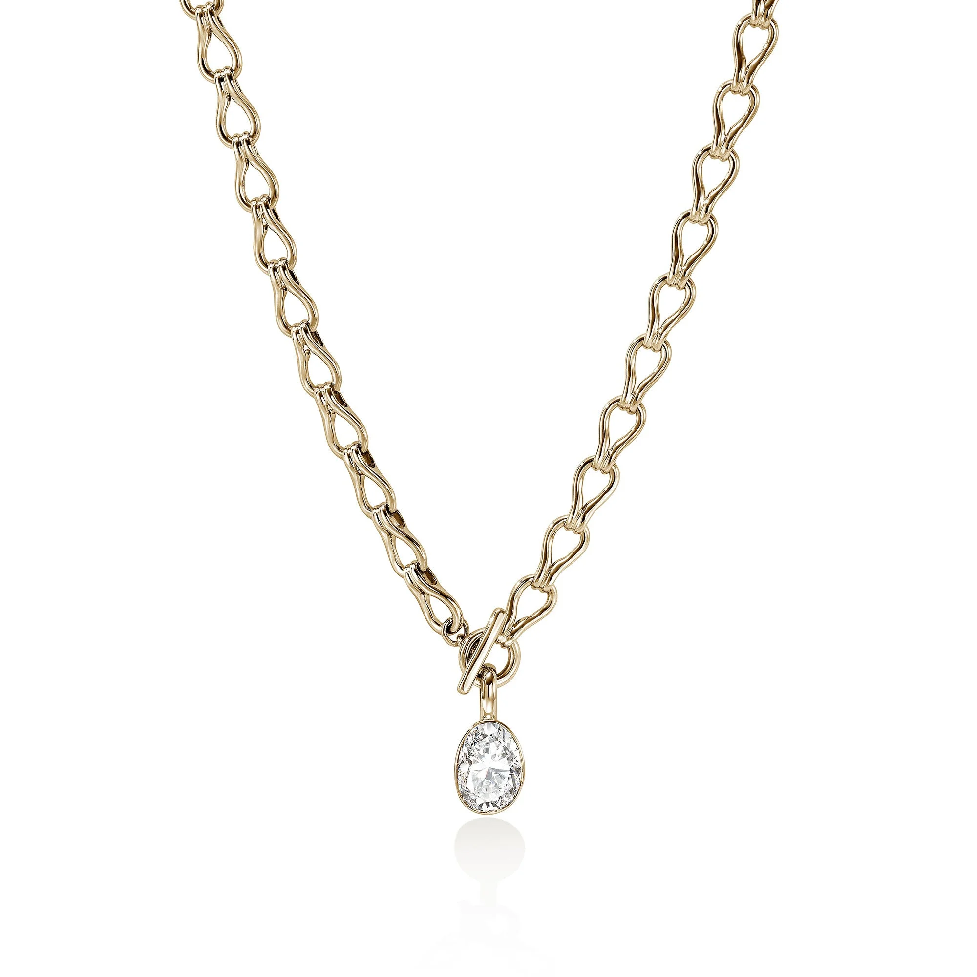 JH Lovestruck™ Link Necklace, Gold, Diamond, 2.5TCW - 1