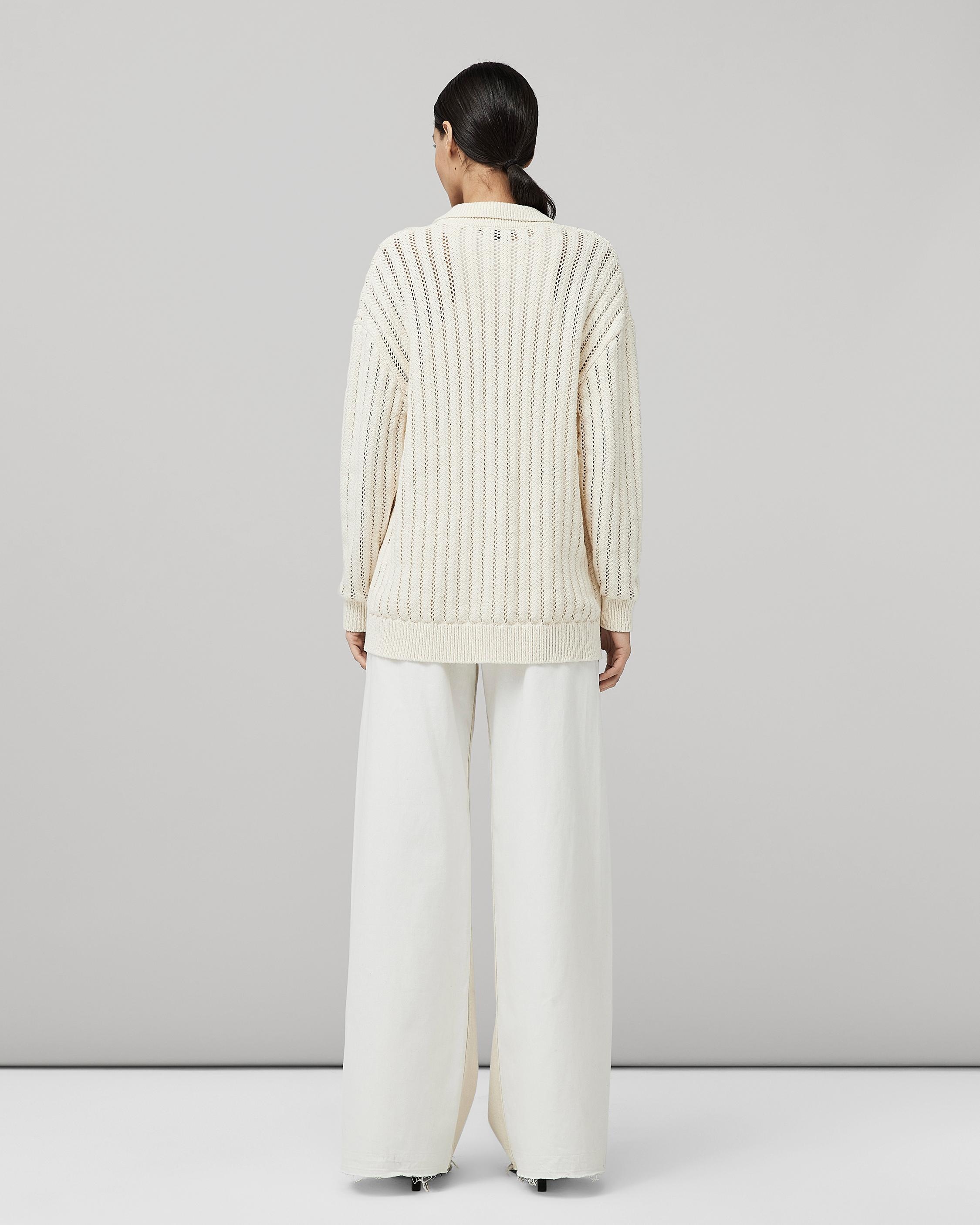Adrienne Cotton Cardigan
Relaxed Fit Sweater - 5
