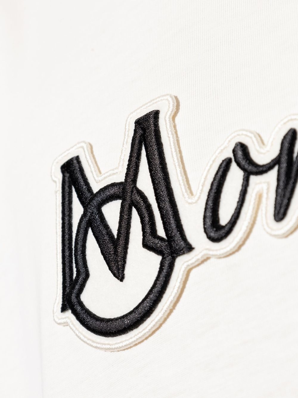 logo-embroidered cotton T-shirt - 5