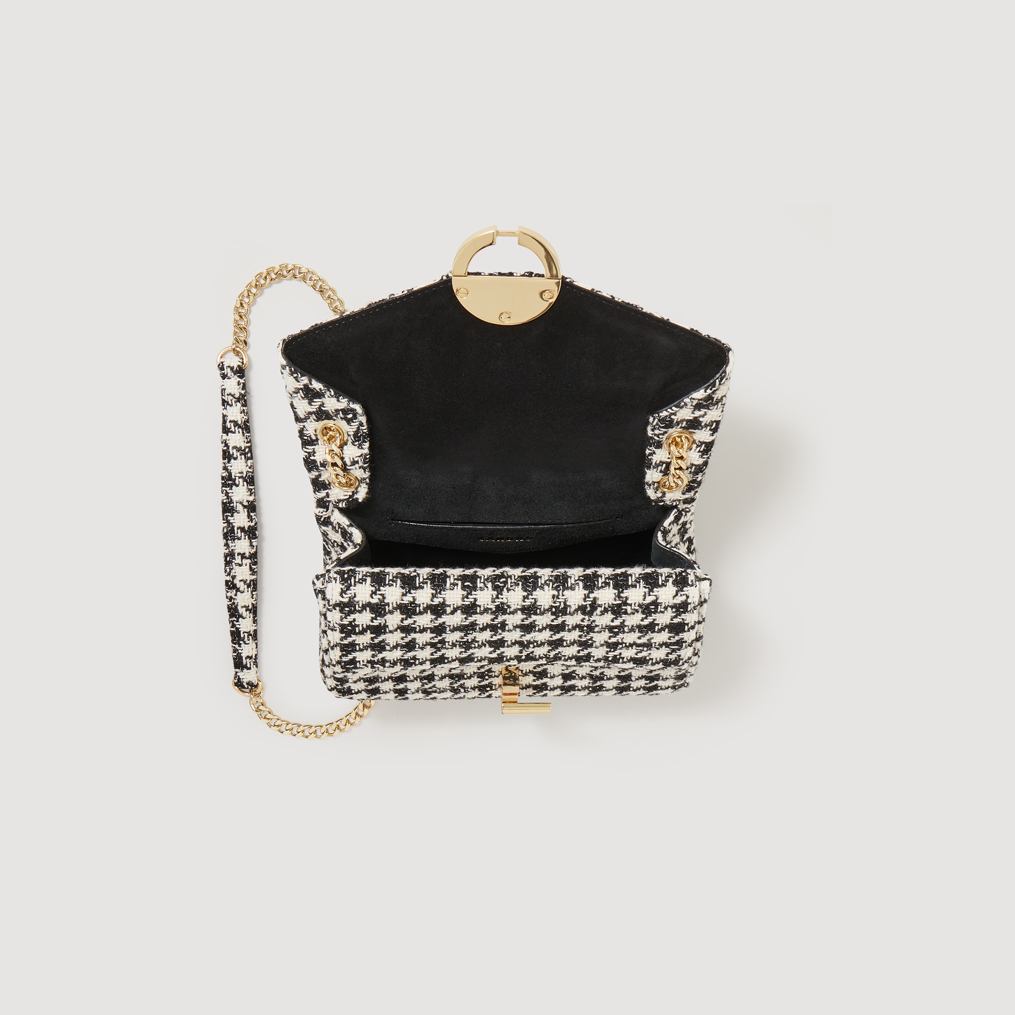 Yza tweed houndstooth bag - 6
