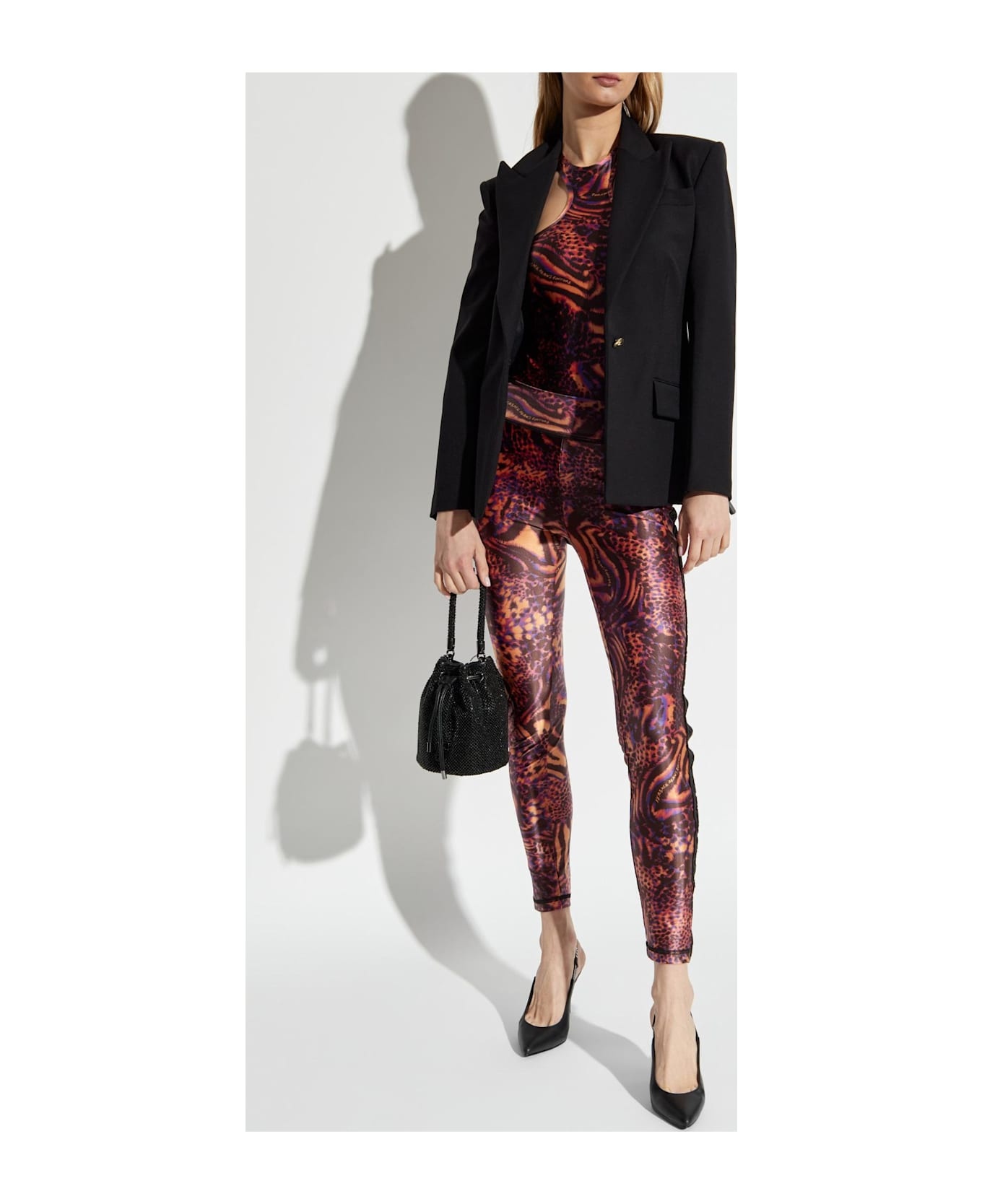 Versace Jeans Couture Leggings With Animal Print - 2