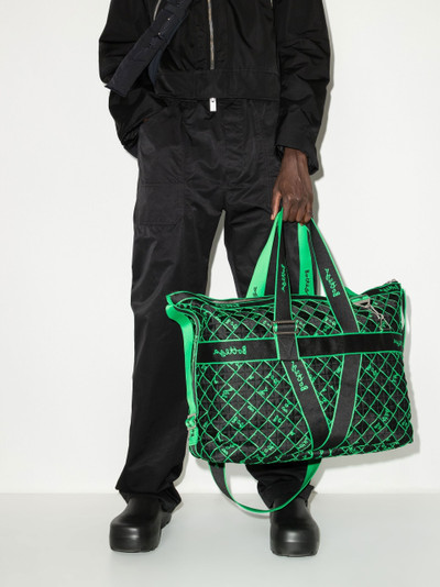 Bottega Veneta Black Webbing Logo Weekender Bag outlook