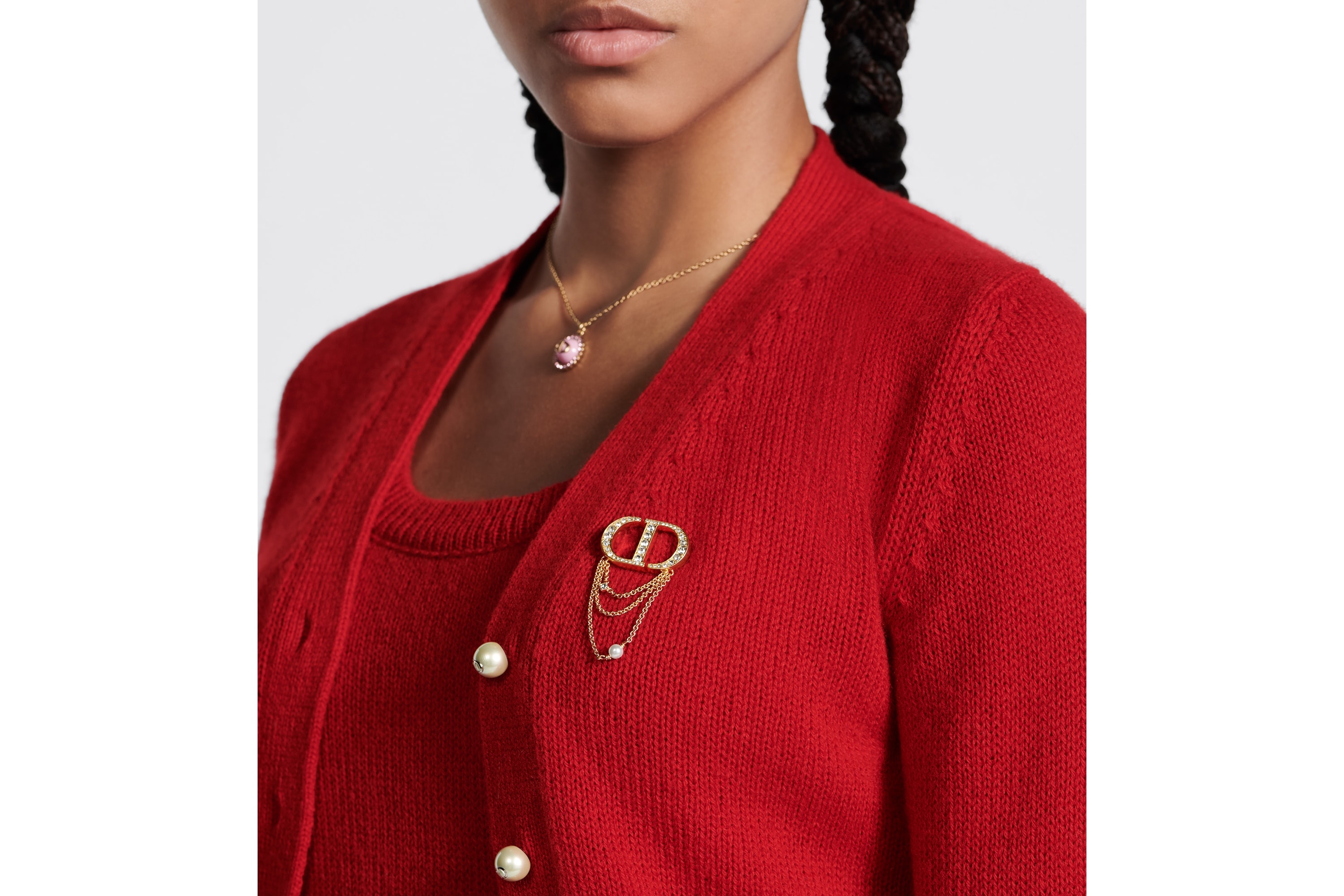 Dior Petit CD Brooch | dior | REVERSIBLE