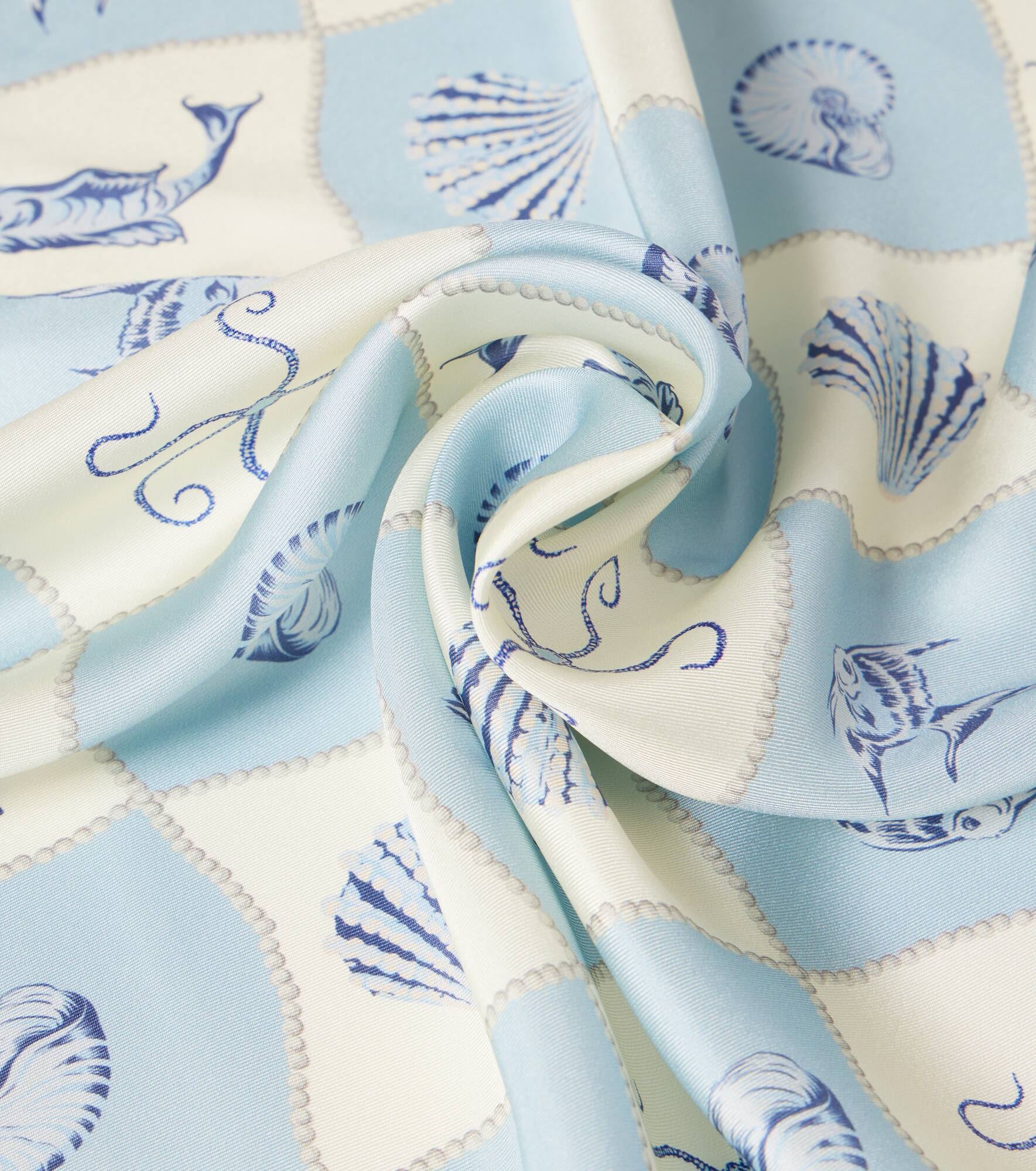 Pia printed silk scarf - 3
