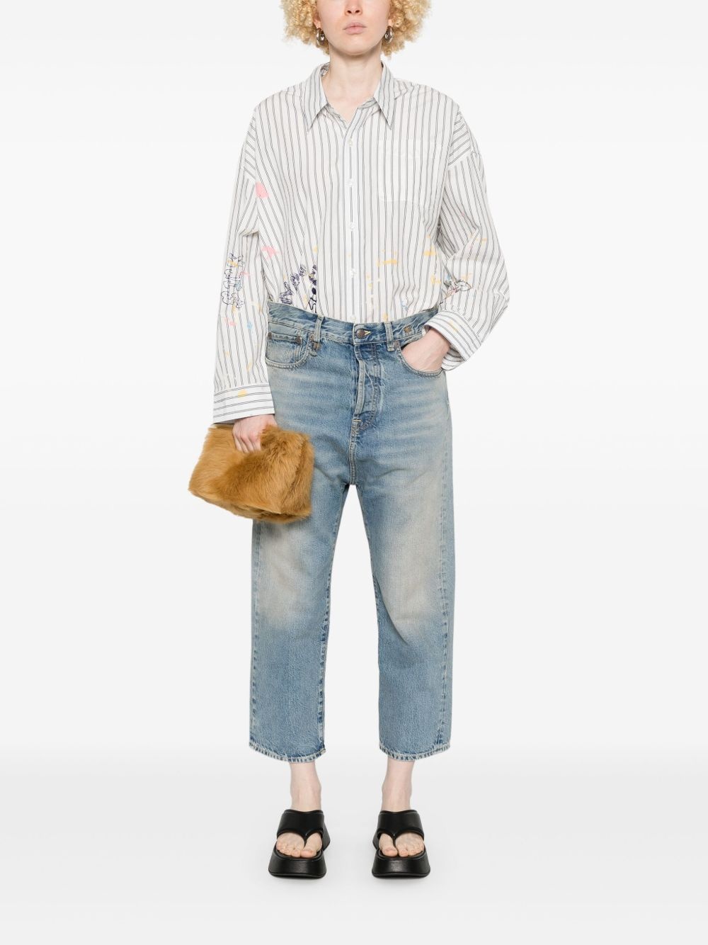 drop-crotch jeans - 2