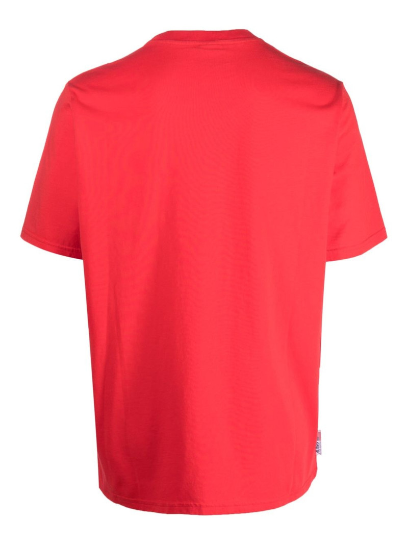 AUTRY logo-print cotton T-shirt outlook