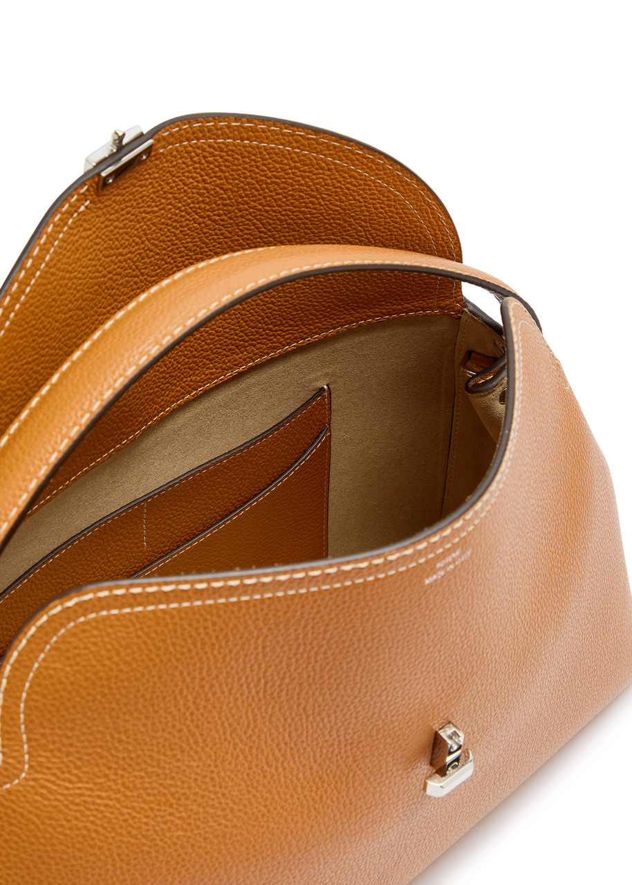 Toteme T-lock Grained Leather top Handle bag - 4