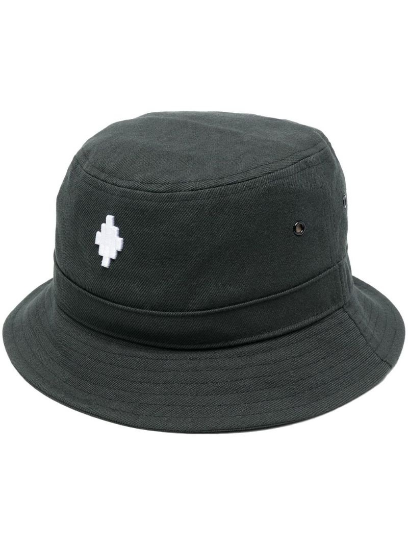 logo-patch bucket hat - 1