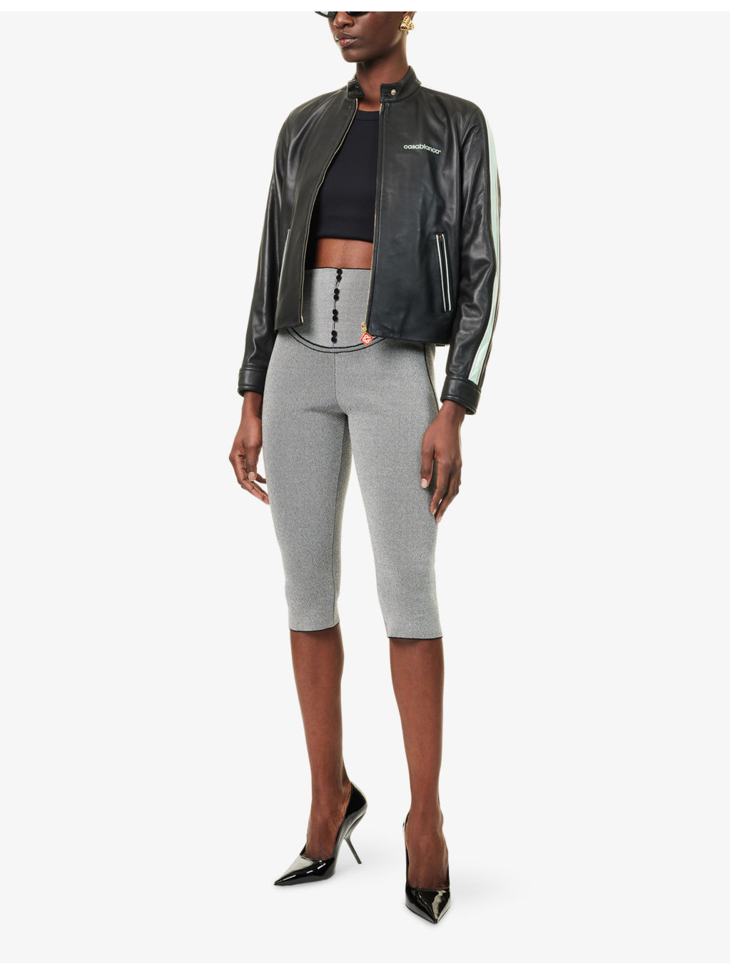 Racer Regular-Fit Leather Jacket - 2