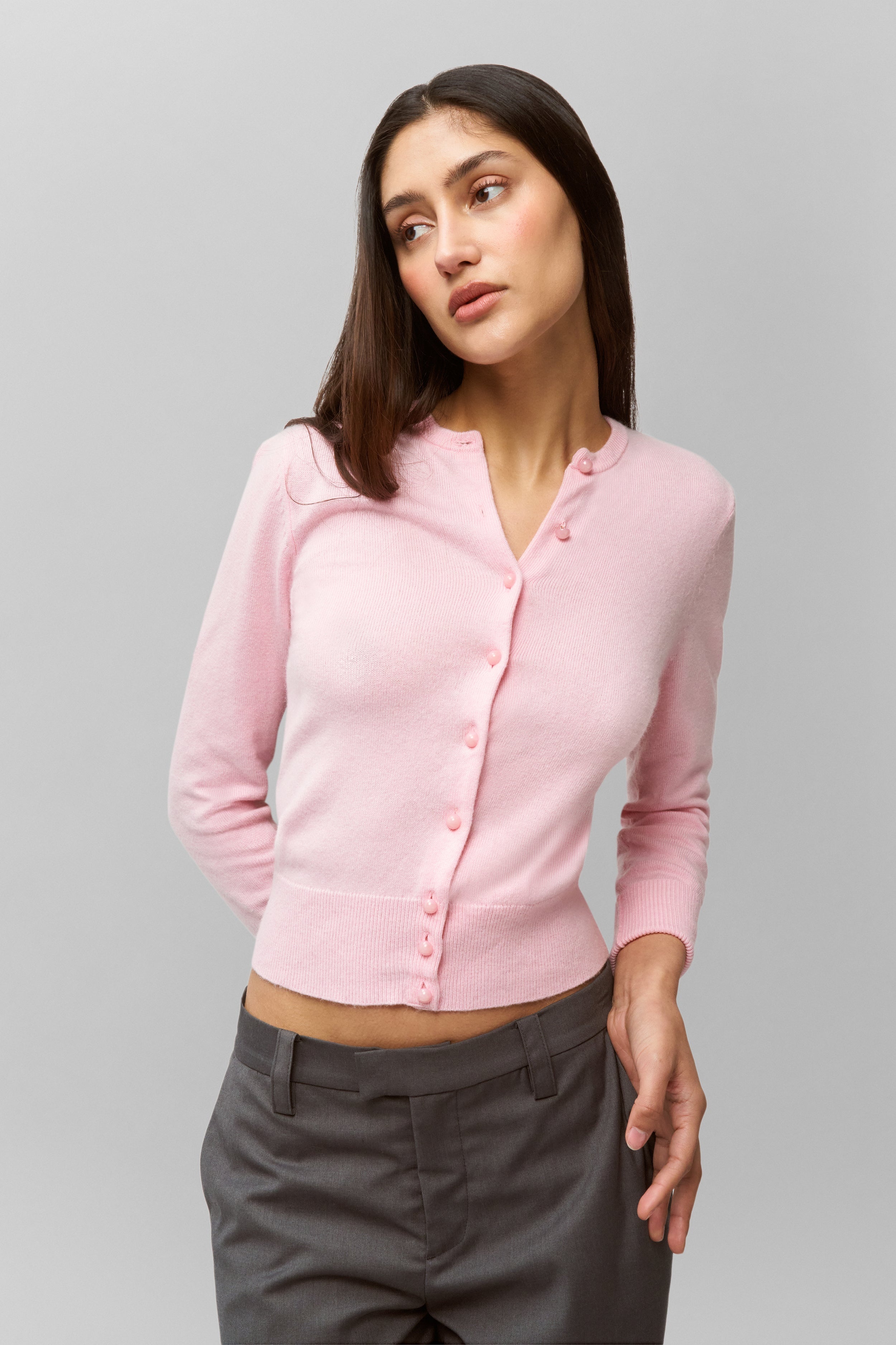 EMELIE CROPPED CARDIGAN - 3