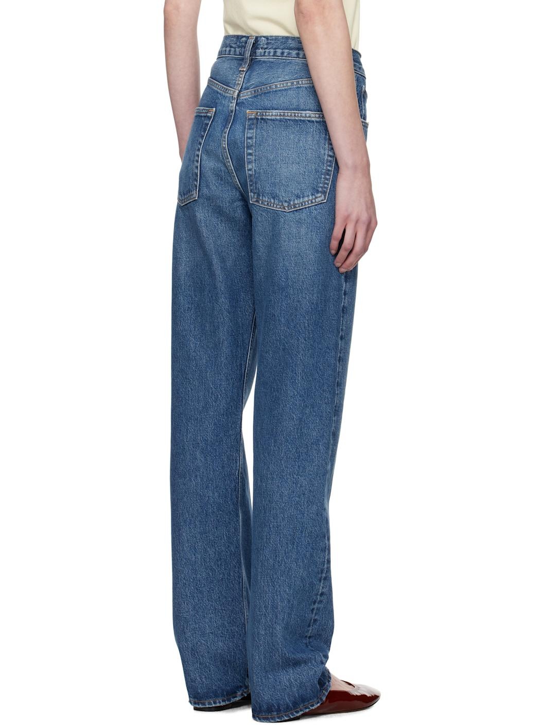 Blue V-Waist Kelly Jeans - 3