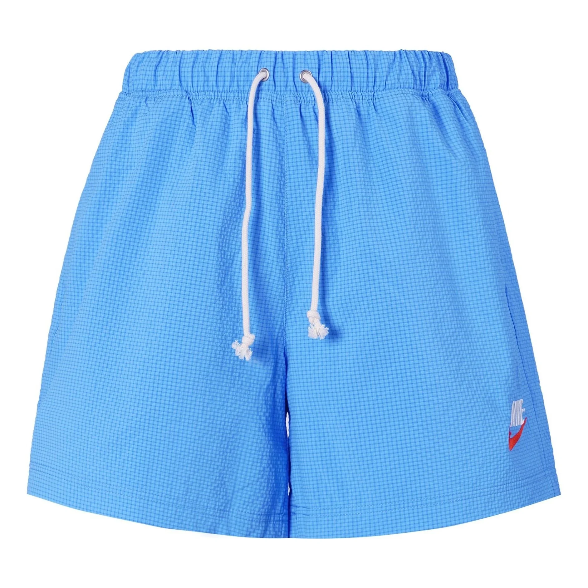 Nike Sportswear Solid Color Logo Micro Mark waterproof Woven Sports Shorts Blue DM5282-412 - 1
