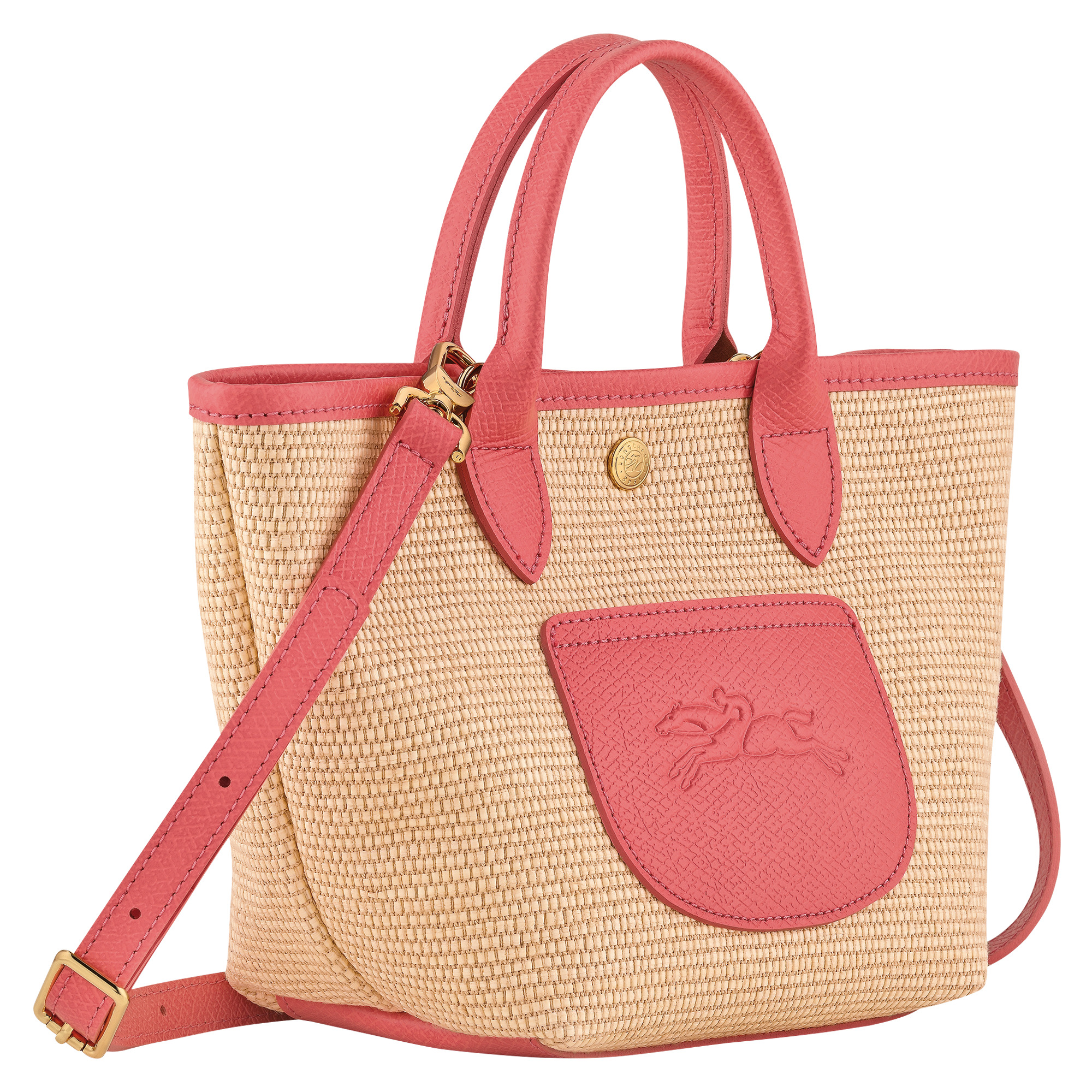 Le Pliage Collection XS Basket bag Blush - Canvas - 3