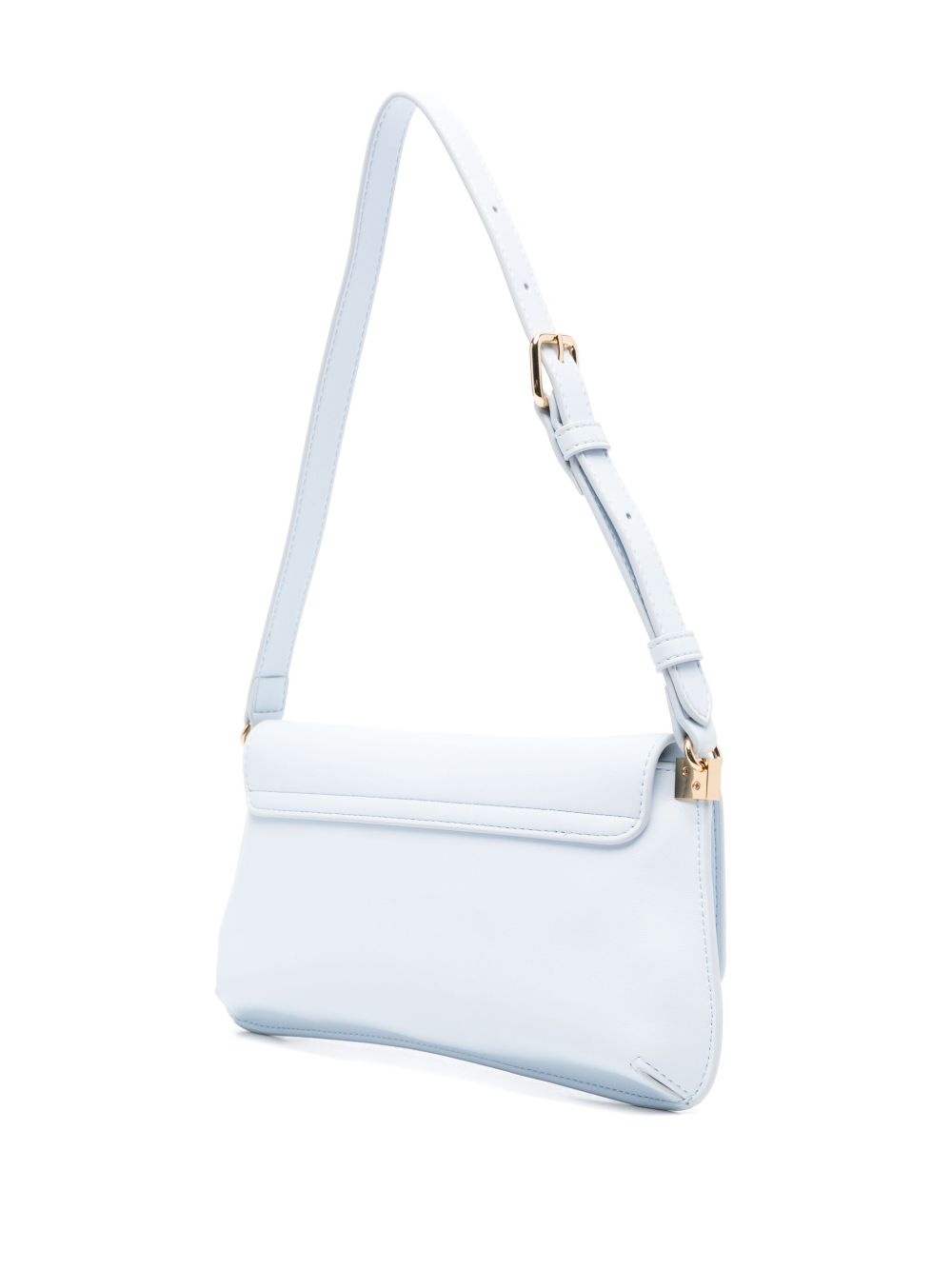 logo-lettering shoulder bag - 3