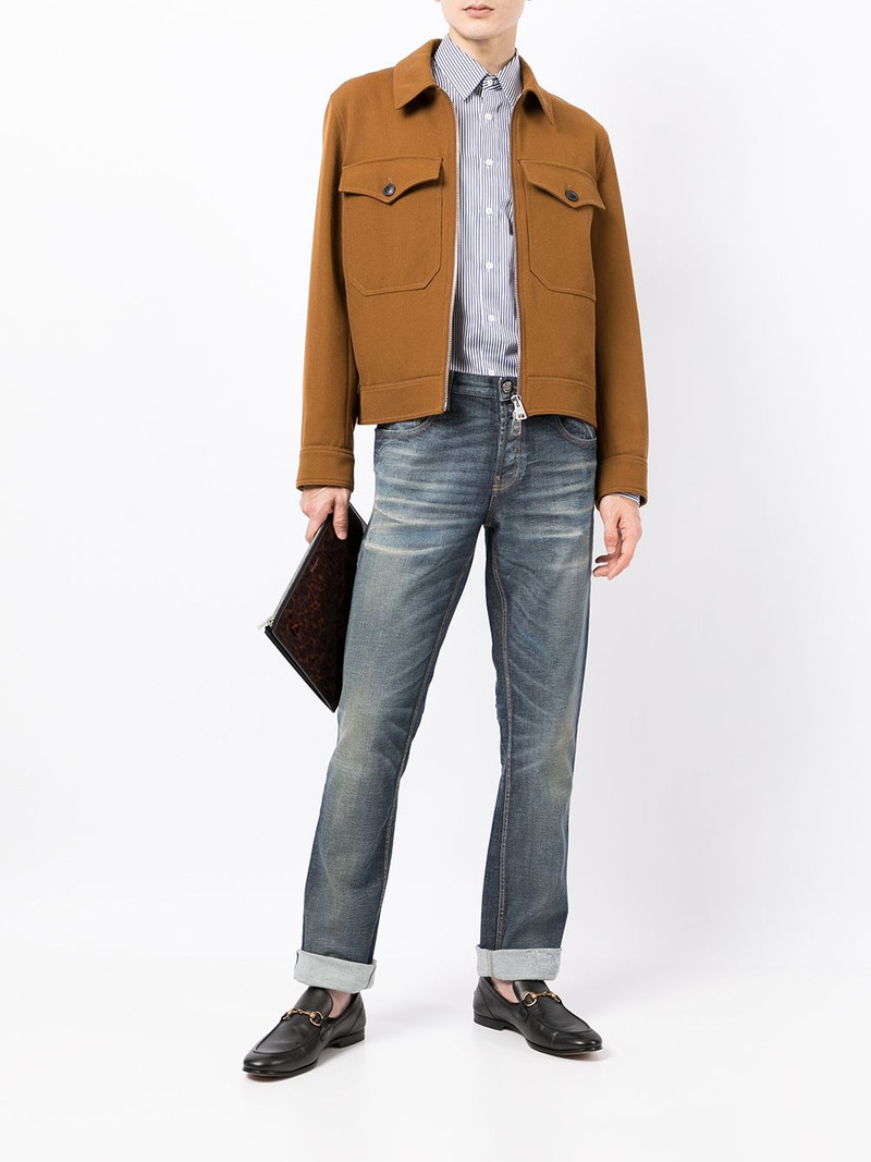 GUCCI straight leg jeans outlook