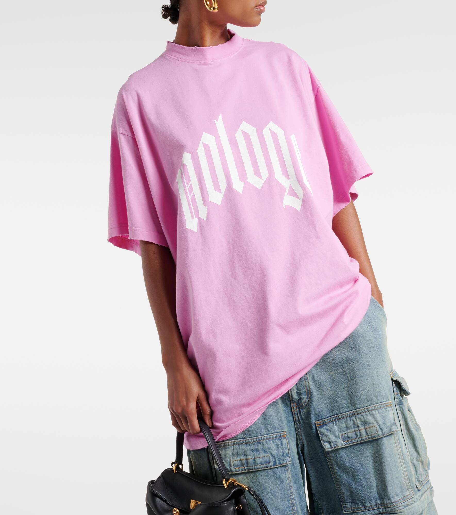 Printed cotton jersey T-shirt - 5