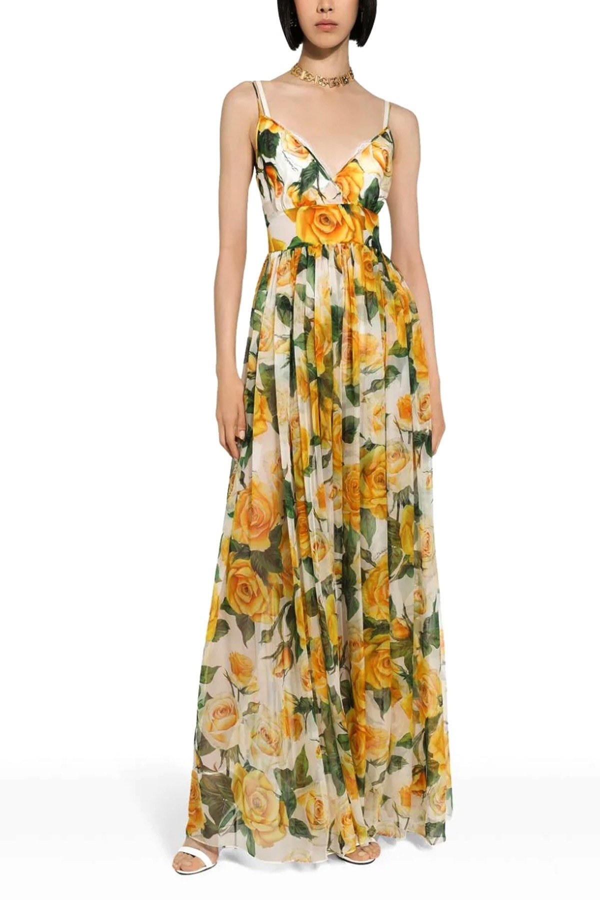 Dolce & Gabbana 'Rose gialle' dress | julianfashion | REVERSIBLE