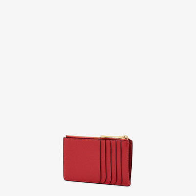 FENDI Red leather pouch outlook