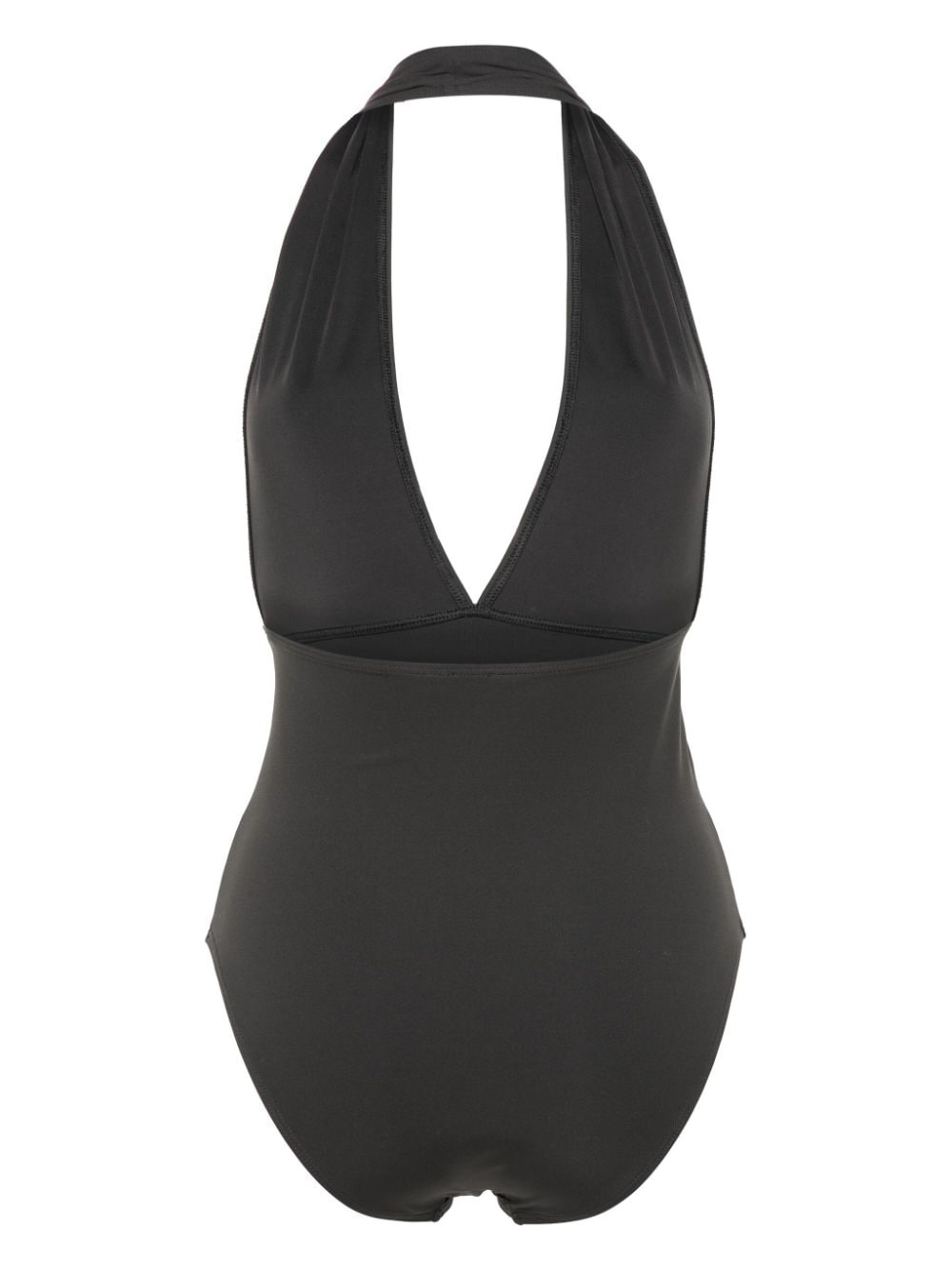 halterneck stretch-jersey swimsuit - 2