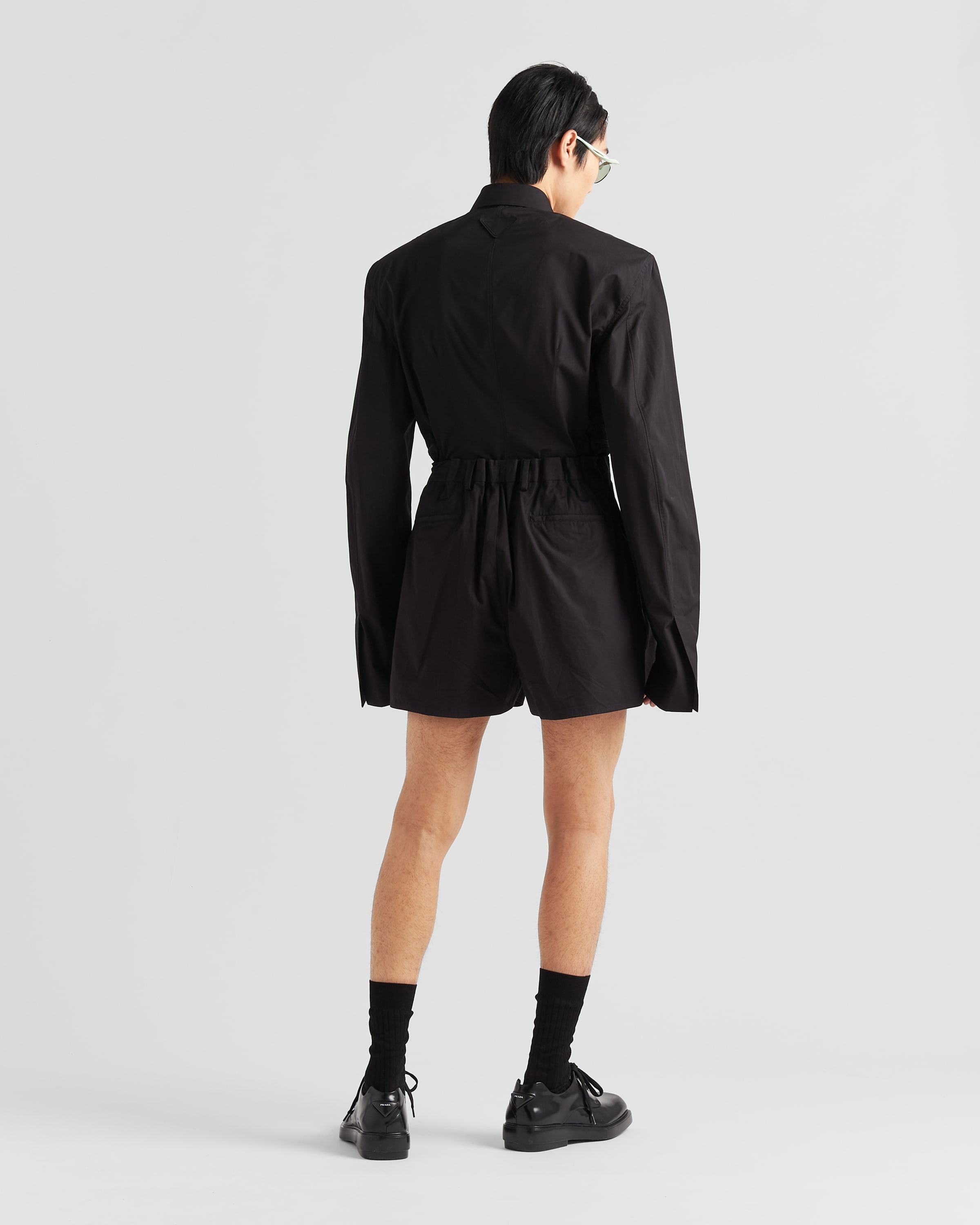Single-breasted cotton jacket - 5
