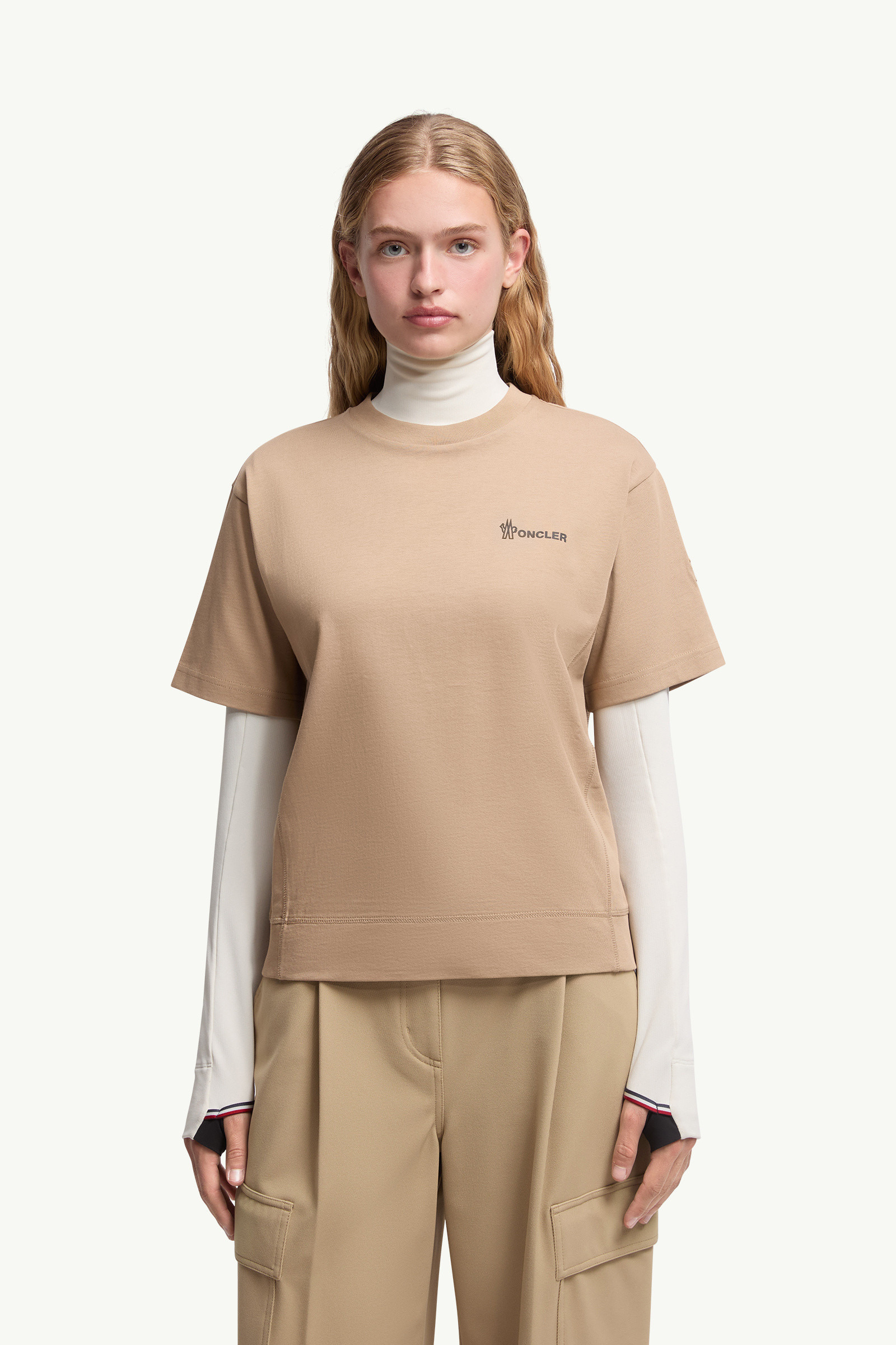 Embossed Logo Cotton T-Shirt - 3