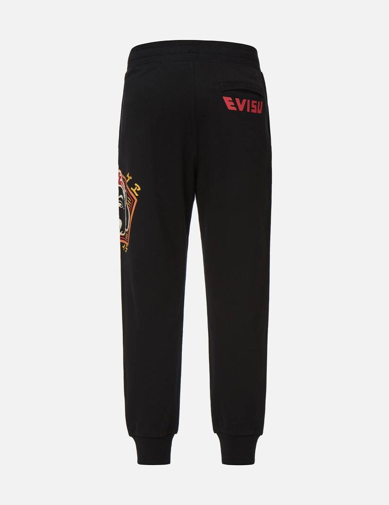 COLOR-BLOCKING GODHEAD PRINT SWEATPANTS 2