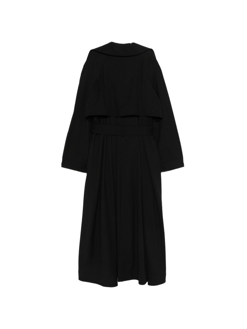 Carven double-breasted belted coat outlook