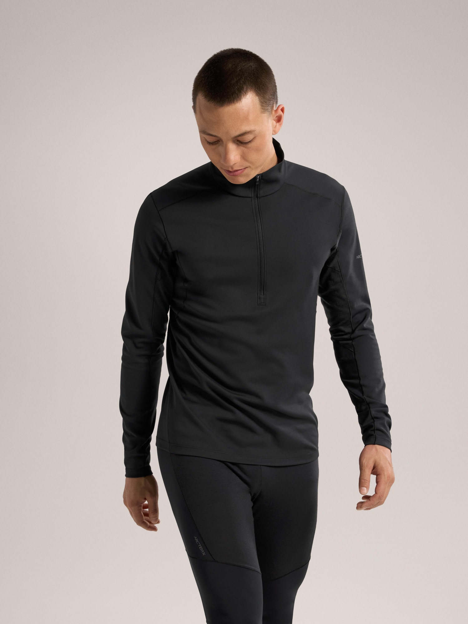 Rho Hybrid 1/2 Zip Neck - 2
