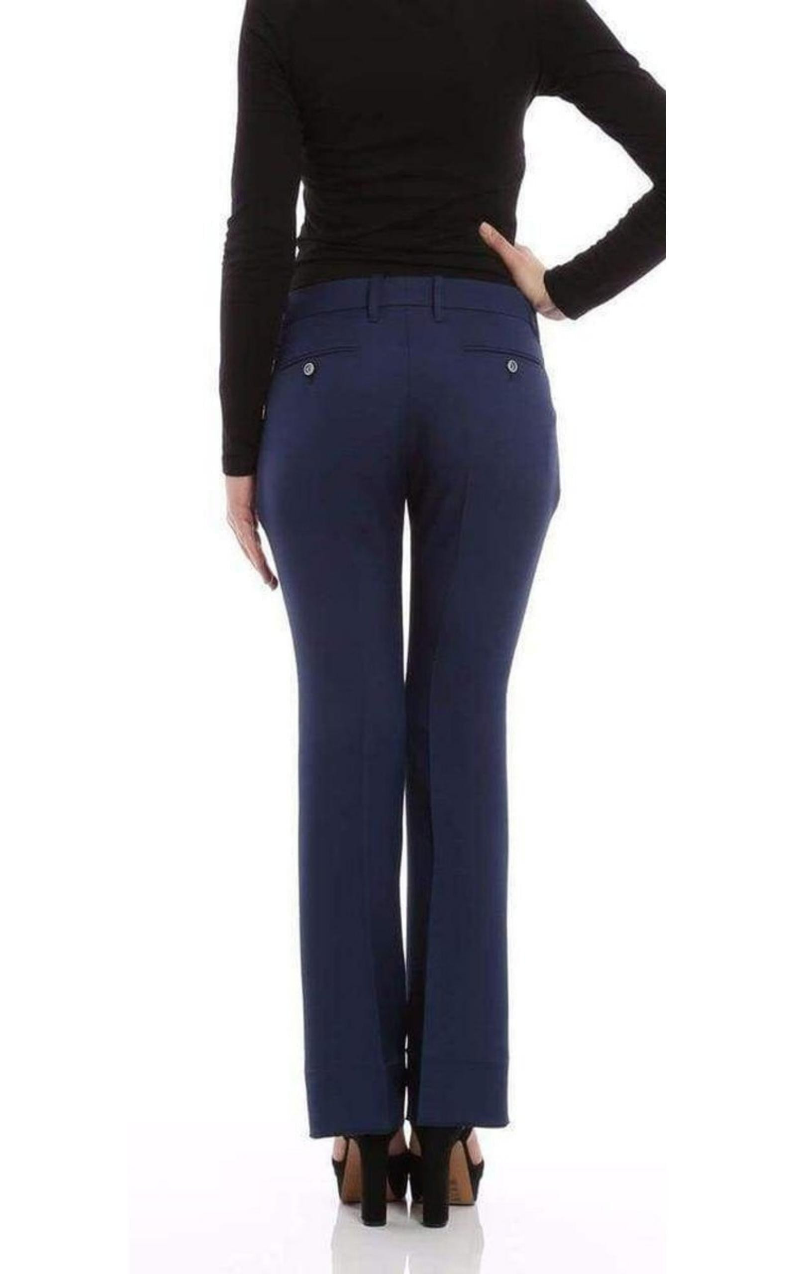 Silk Blend Trousers Pants - 7