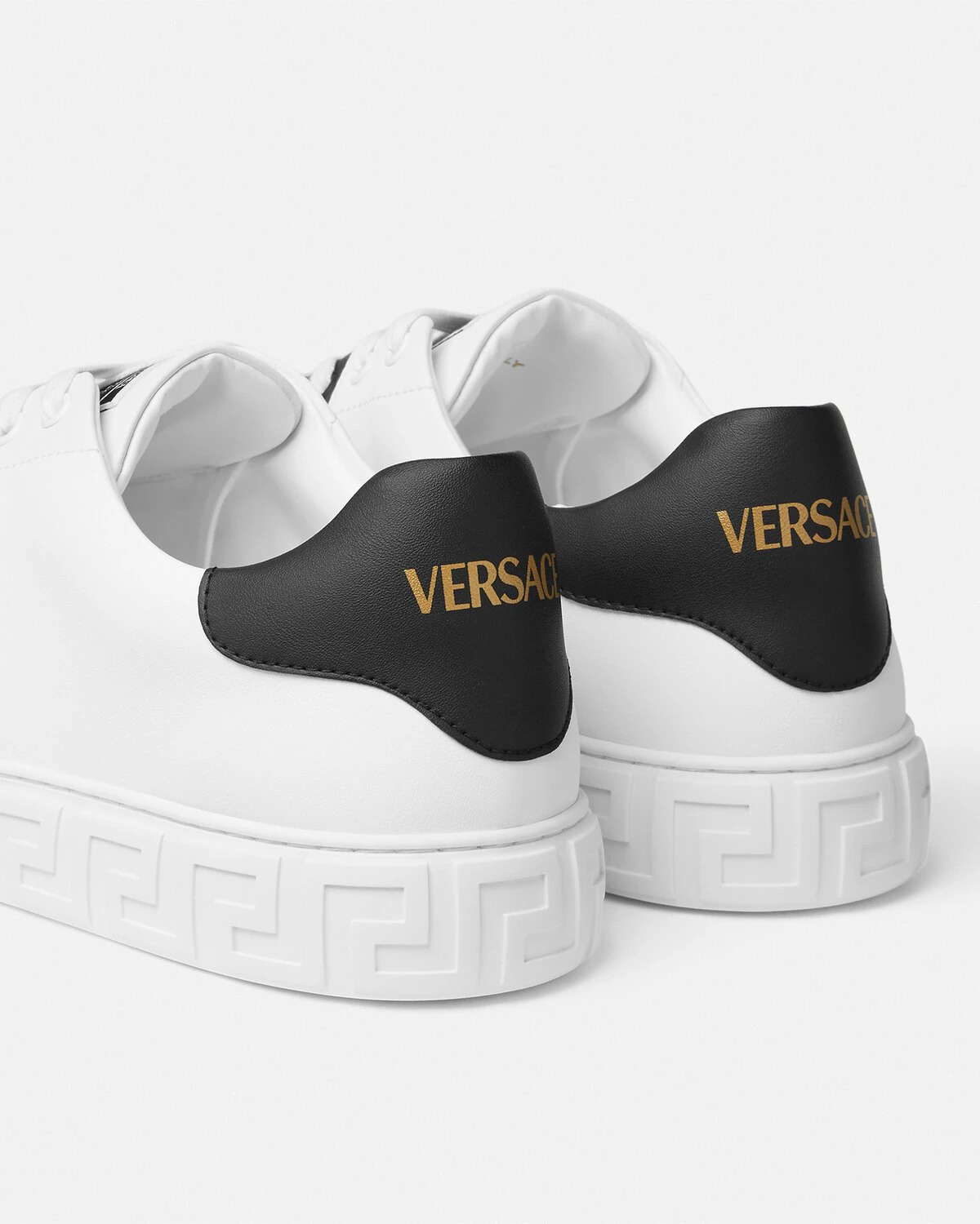 Studded Greca Sneakers - 5