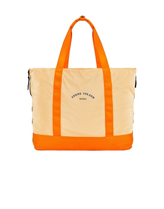 911X1 STONE ISLAND MARINA_RIP STOP PRISMATICO ORANGE - 1