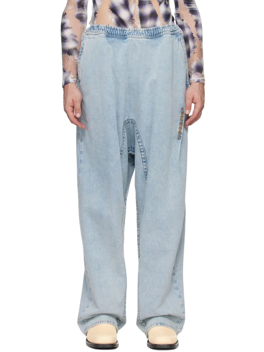 Blue Souffle Jeans - 1