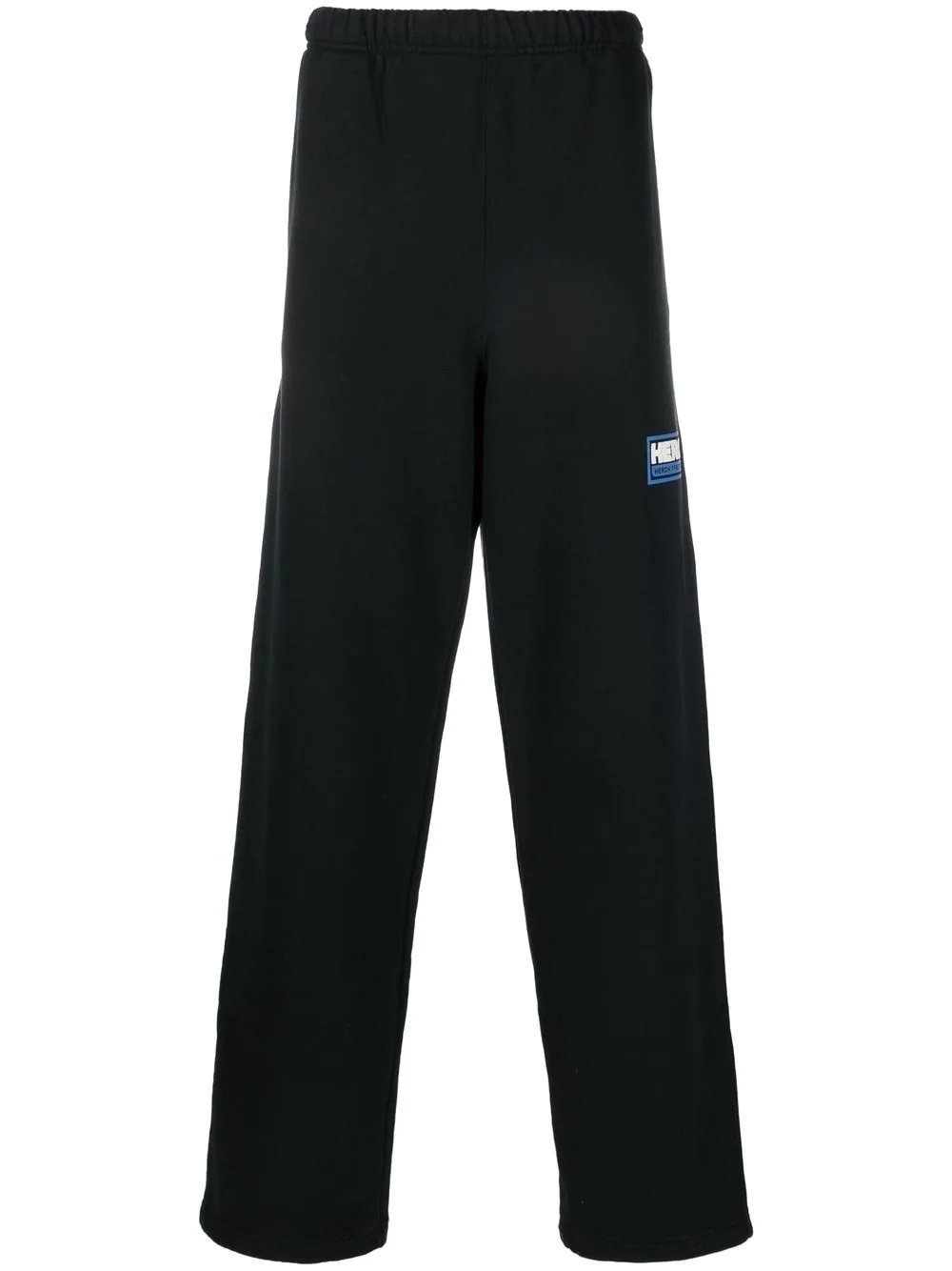 logo-patch wide-leg track pants - 1