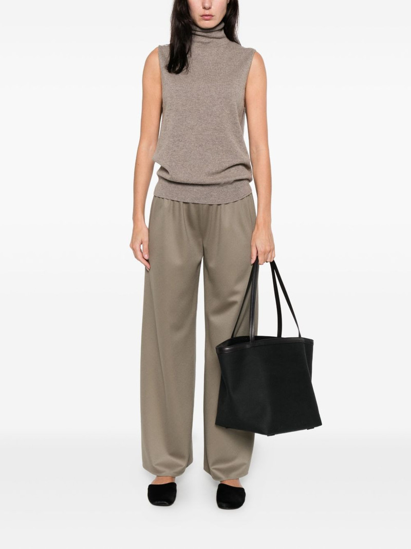 The Row Meritas turtleneck sleeveless top outlook