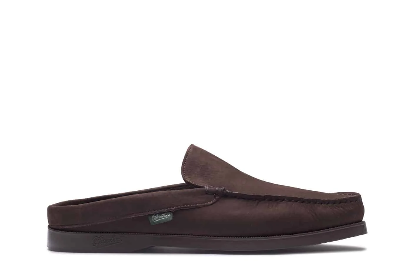 Bahamas Taurillon Nubuck Chocolate - Rubber Sole - 1