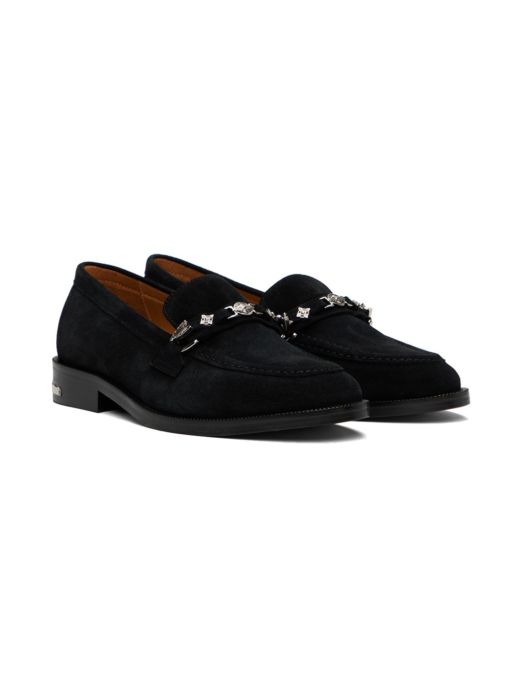 Black Suede Loafers - 4