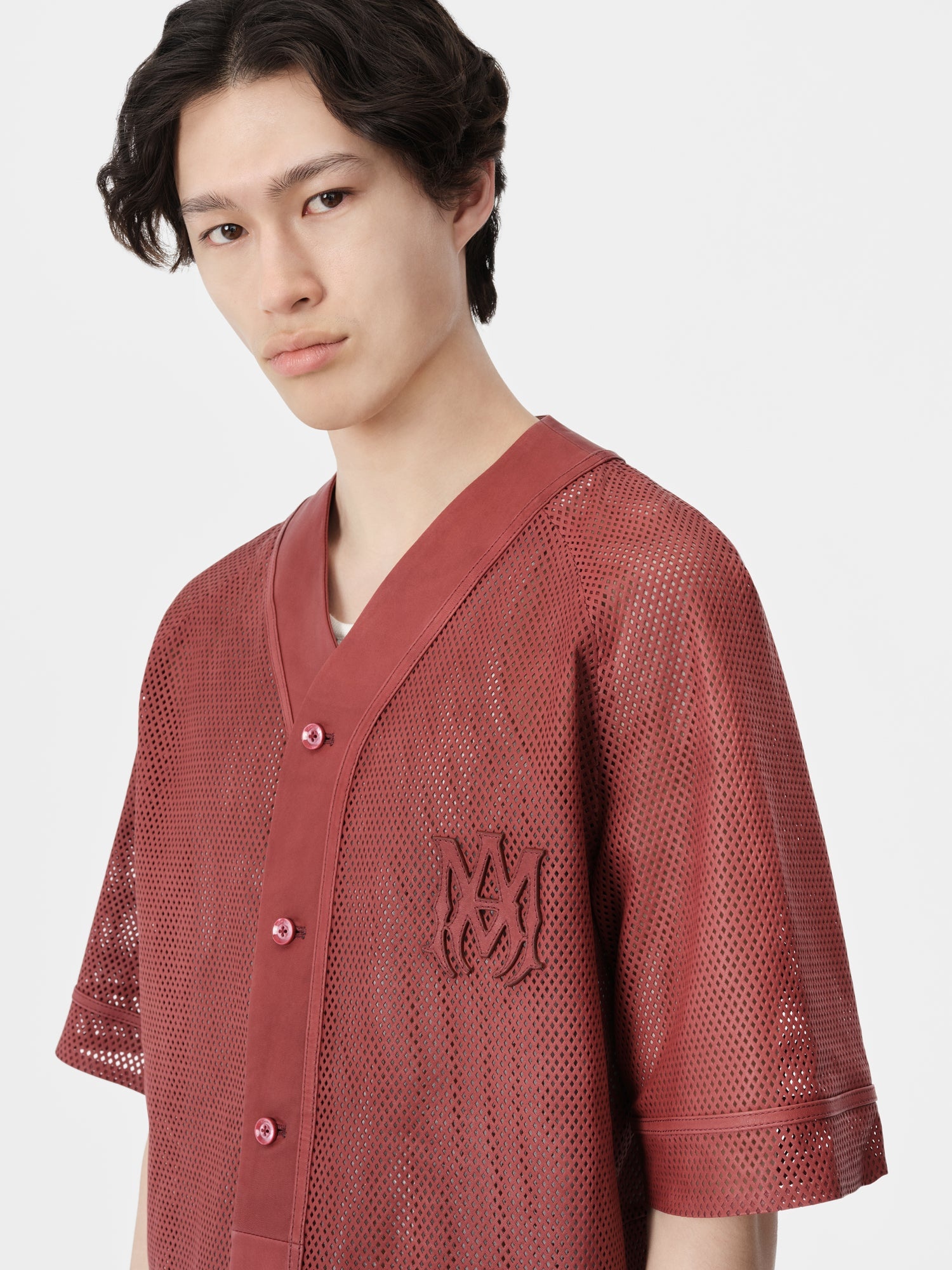 MA PERFORATED BASEBALL SHIRT - 5