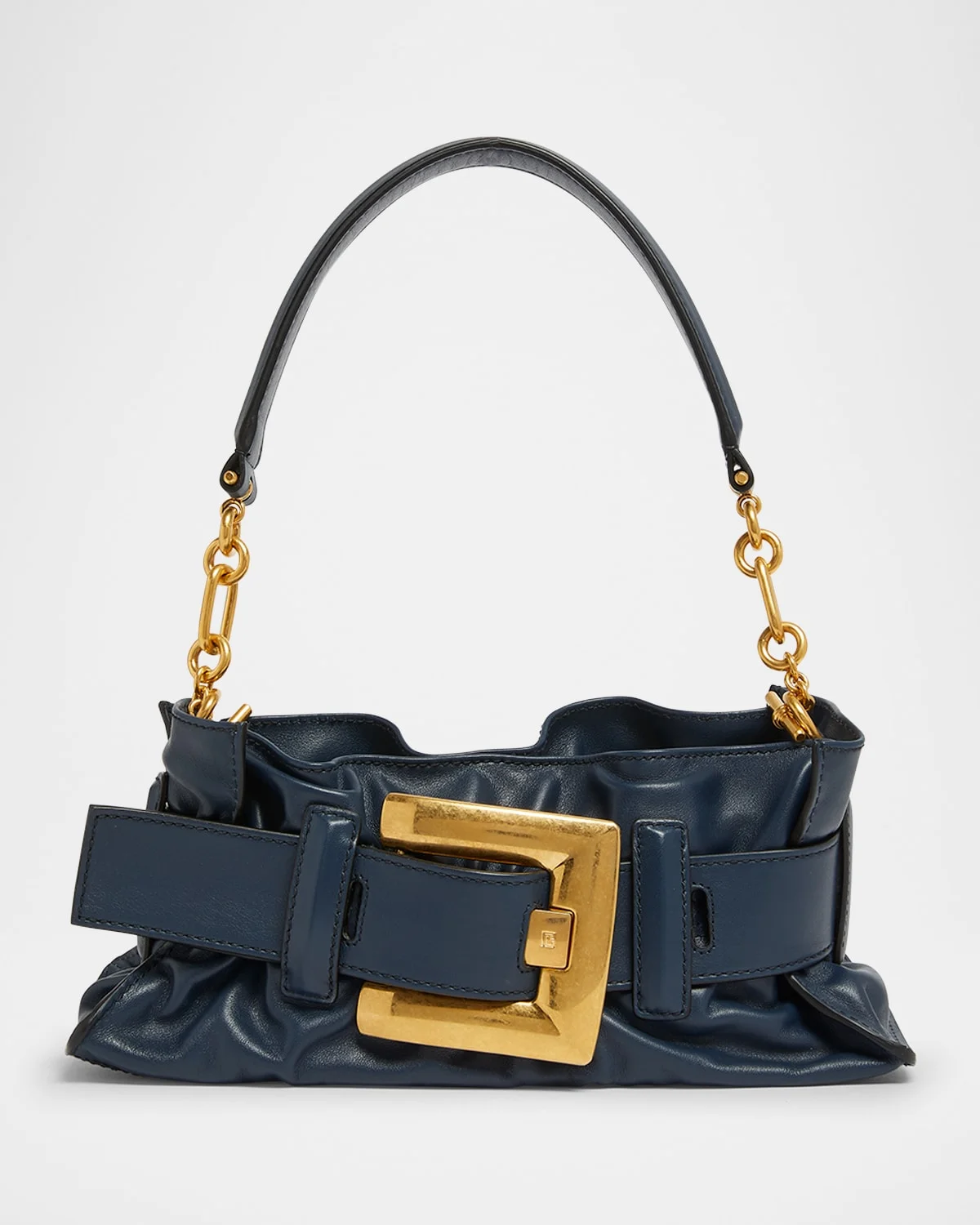 Anthem Mini Buckle Shoulder Bag in Calfskin Leather - 1