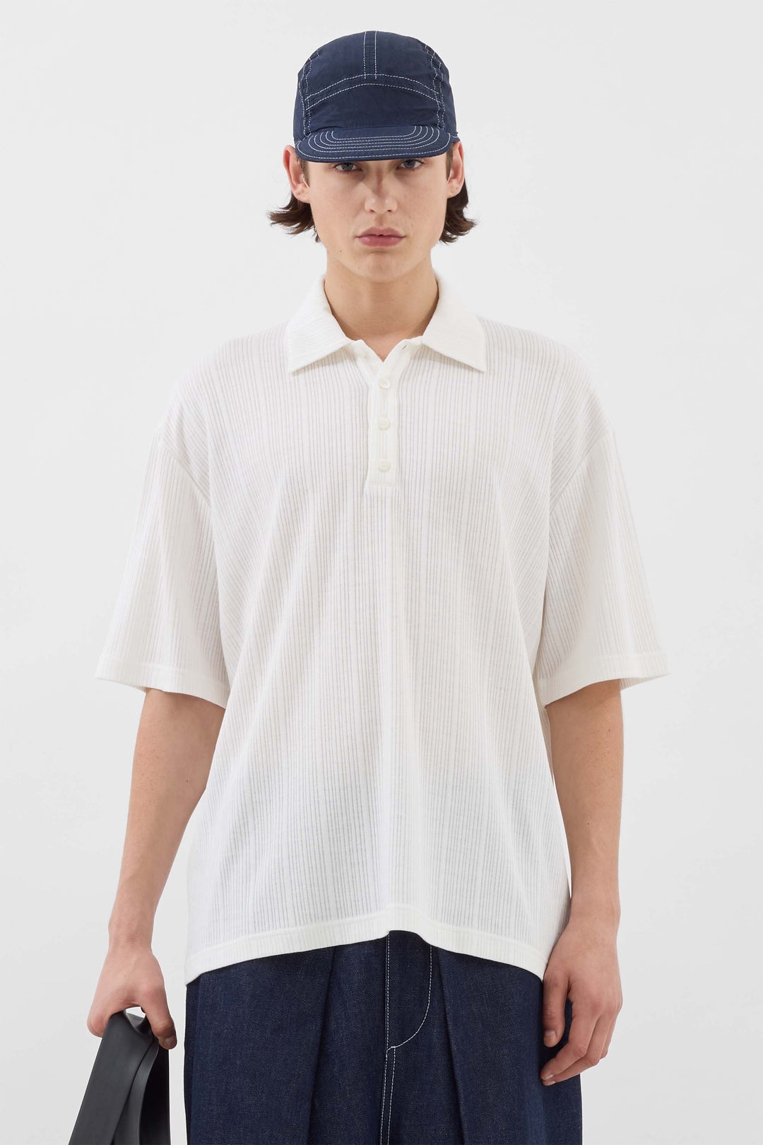 SHORTSLEEVE POLO / off white - 2
