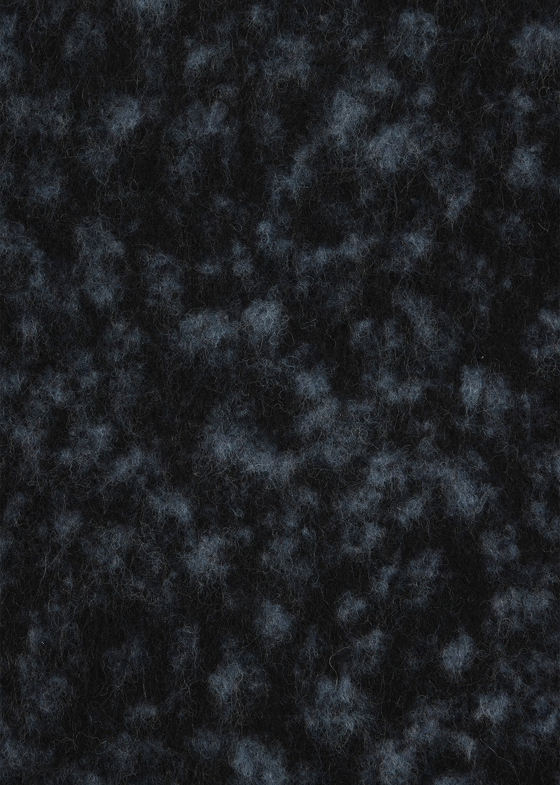 Navy Tonal Leopard Scarf 3