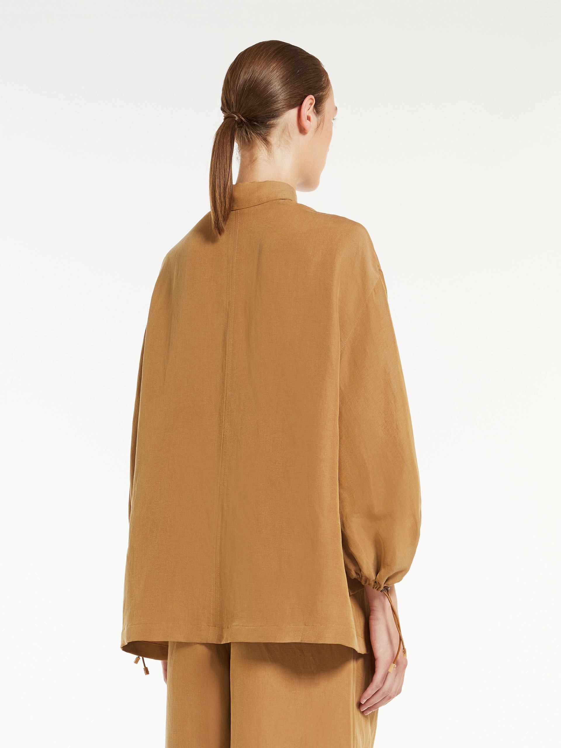 RODEO Oversized shirt in linen and silk - 4