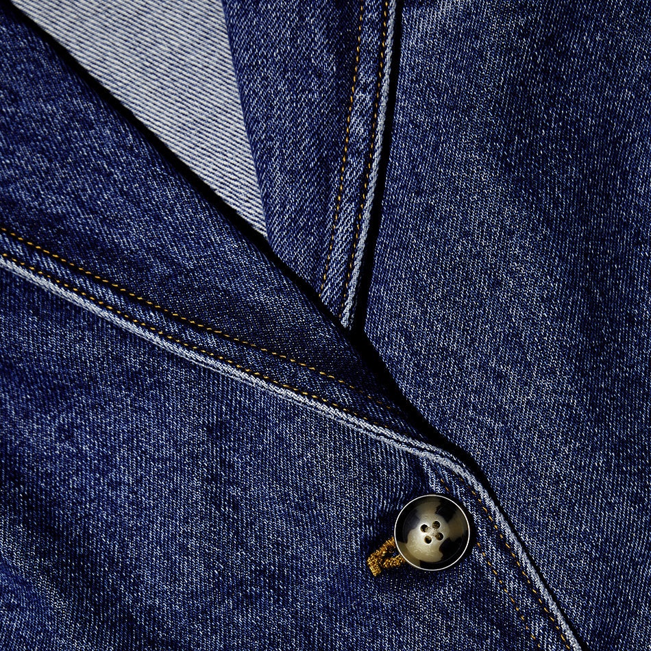 Cropped Denim Jacket - 5