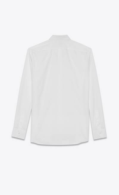 SAINT LAURENT yves collar shirt in cotton poplin outlook