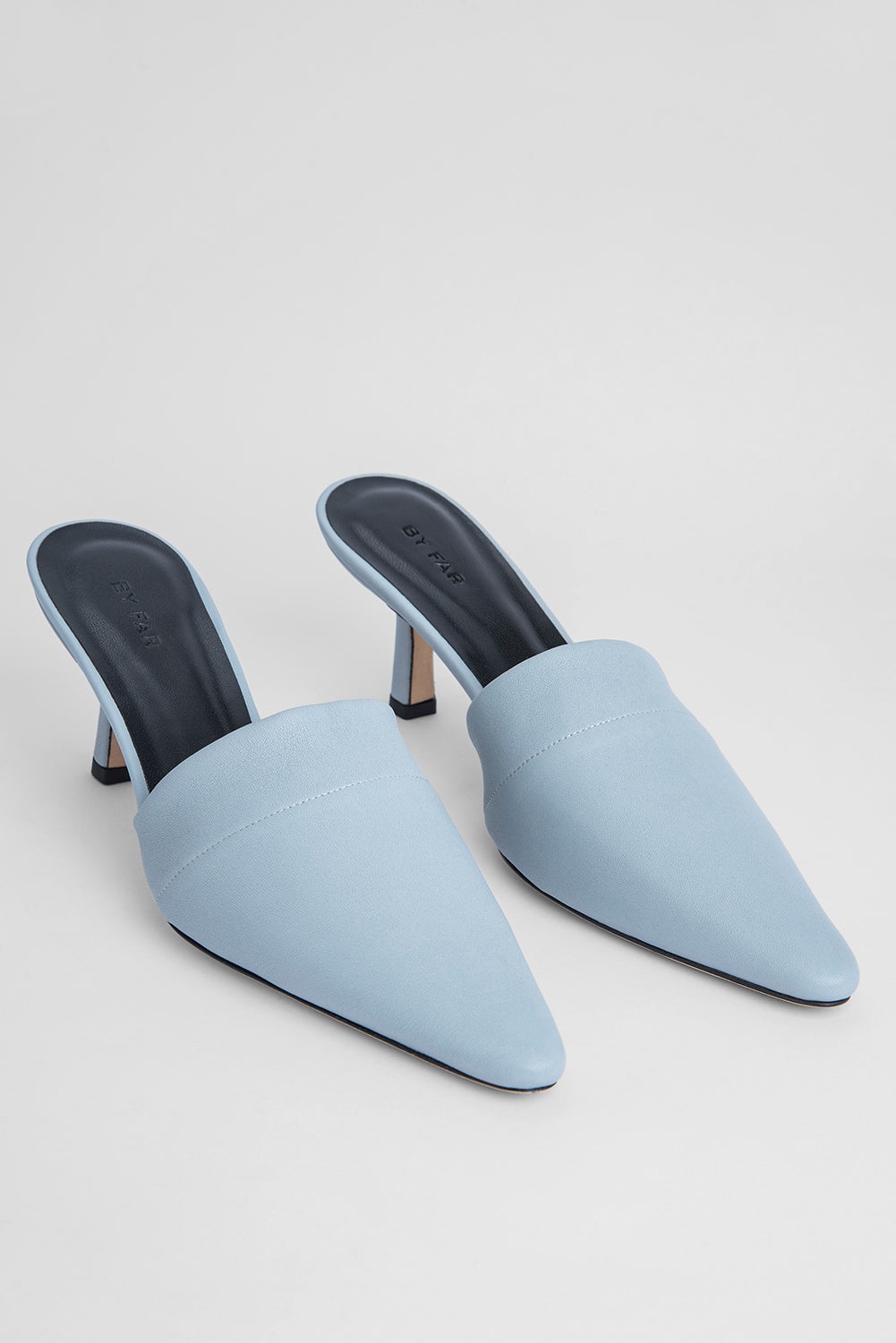 Cynthia Light Blue Stretch Leather - 2