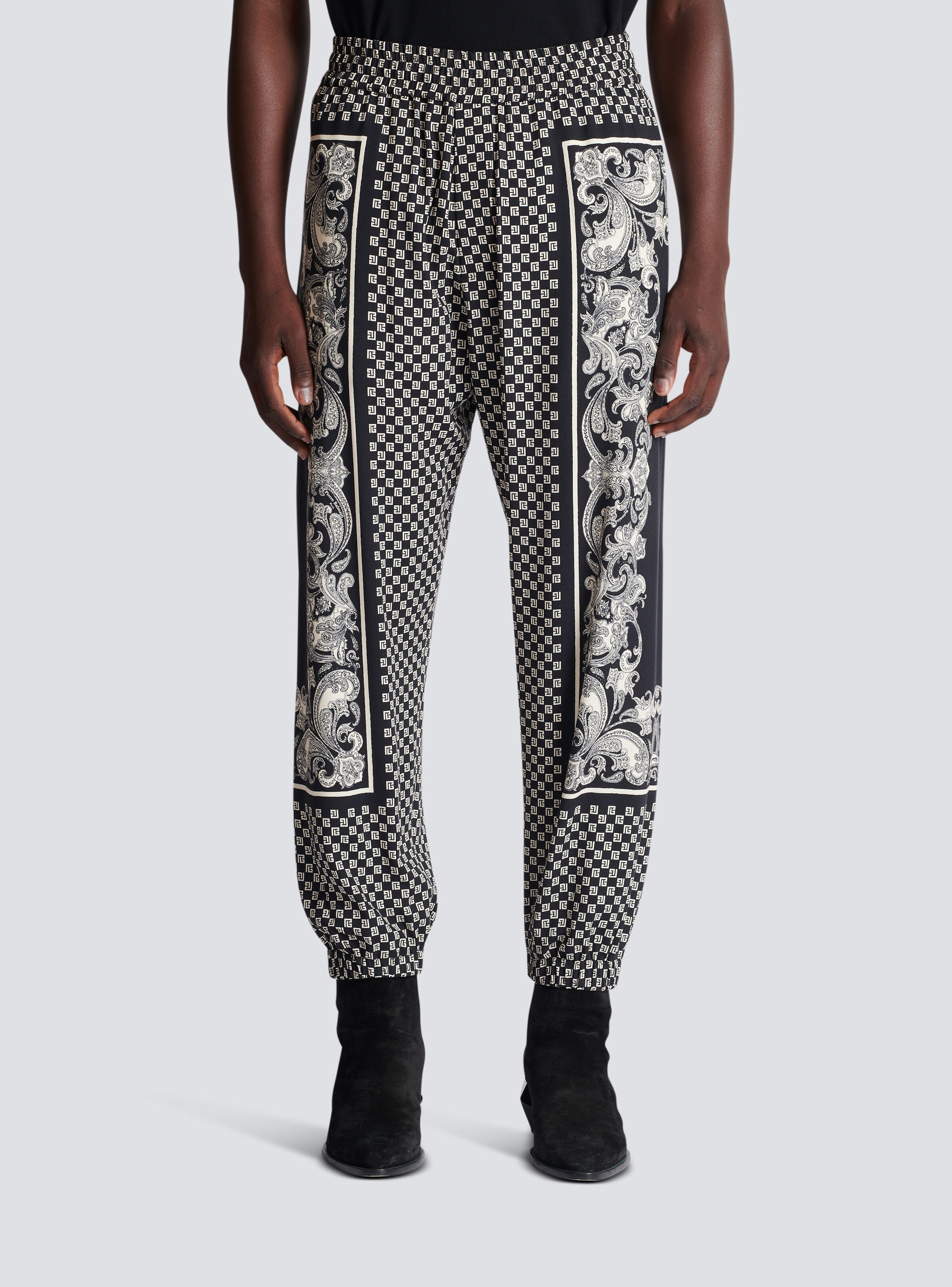 Mini monogram paisley print trousers - 5
