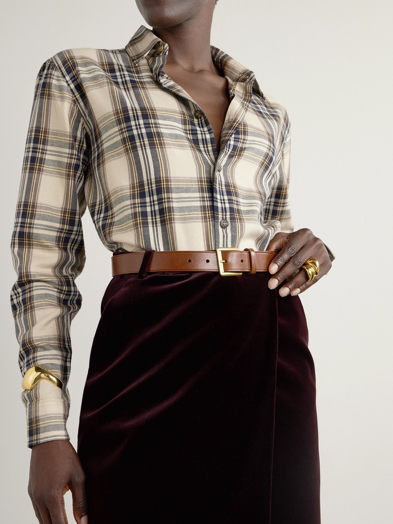 SAINT LAURENT Leather Belt outlook