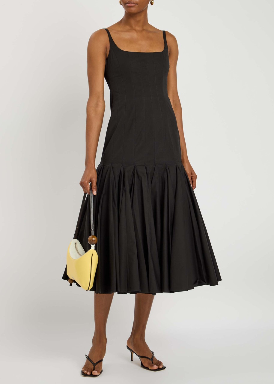 Jacquemus Le Robe Agave Cotton-poplin Midi Dress - 4