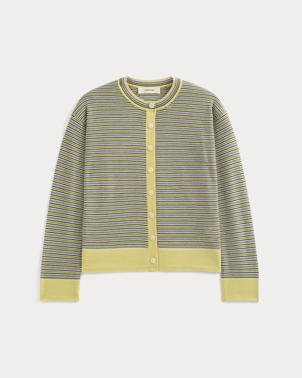 CREW CARDIGAN IN ULTRASOFT MERINO - 1