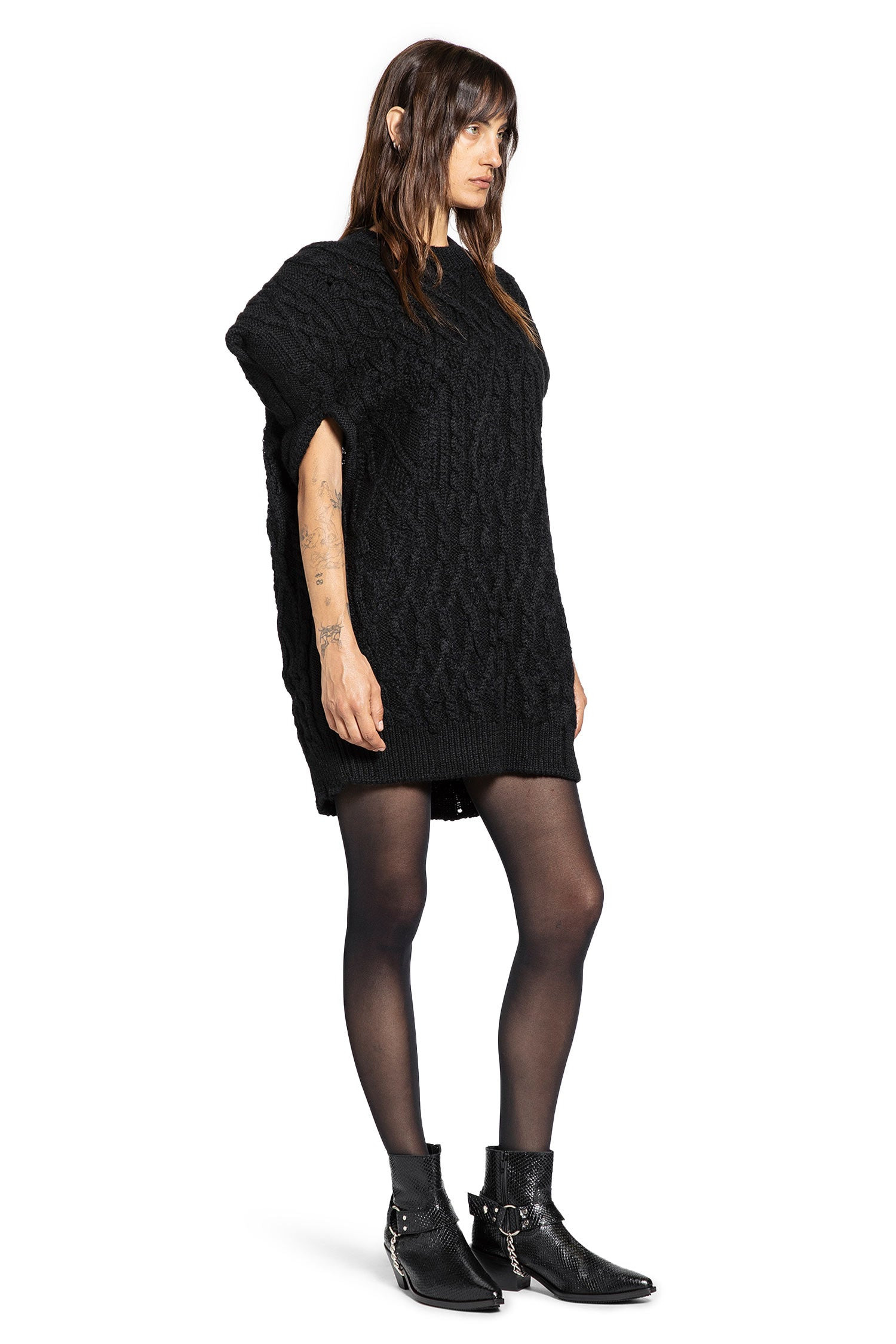 Mini Dress In Jacquard Knit - 3